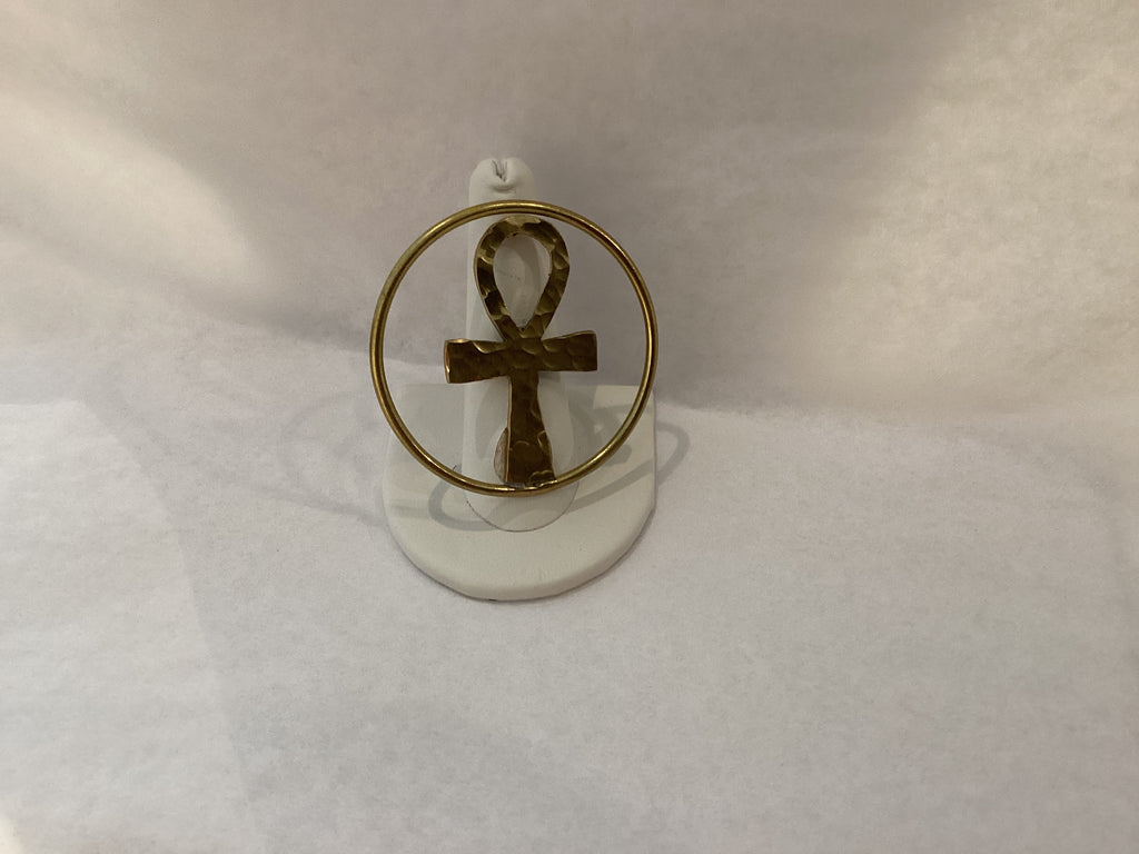 Circle Ankh Ring