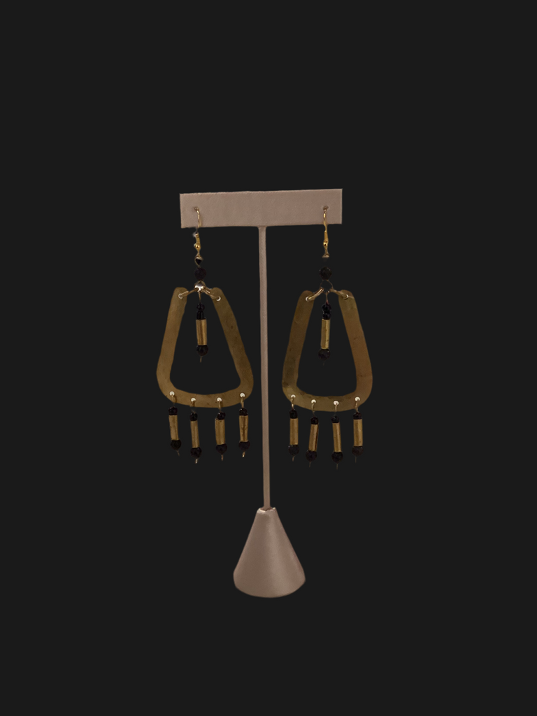 Beaded drop earrings