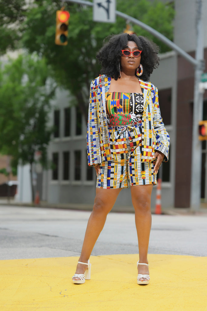 Suit Jacket and Shorts