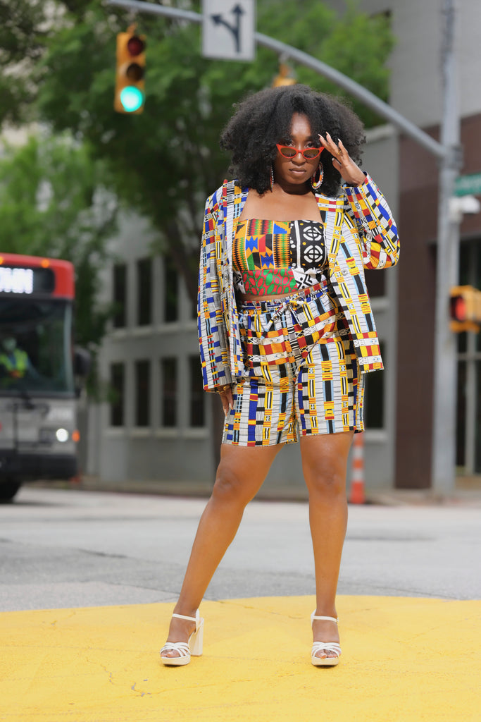Suit Jacket and Shorts