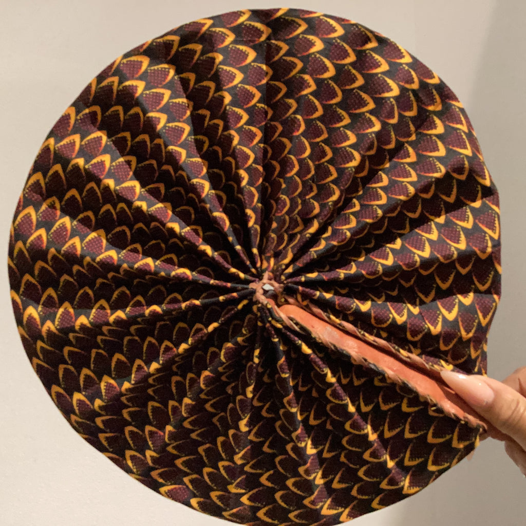Big African Print Fan