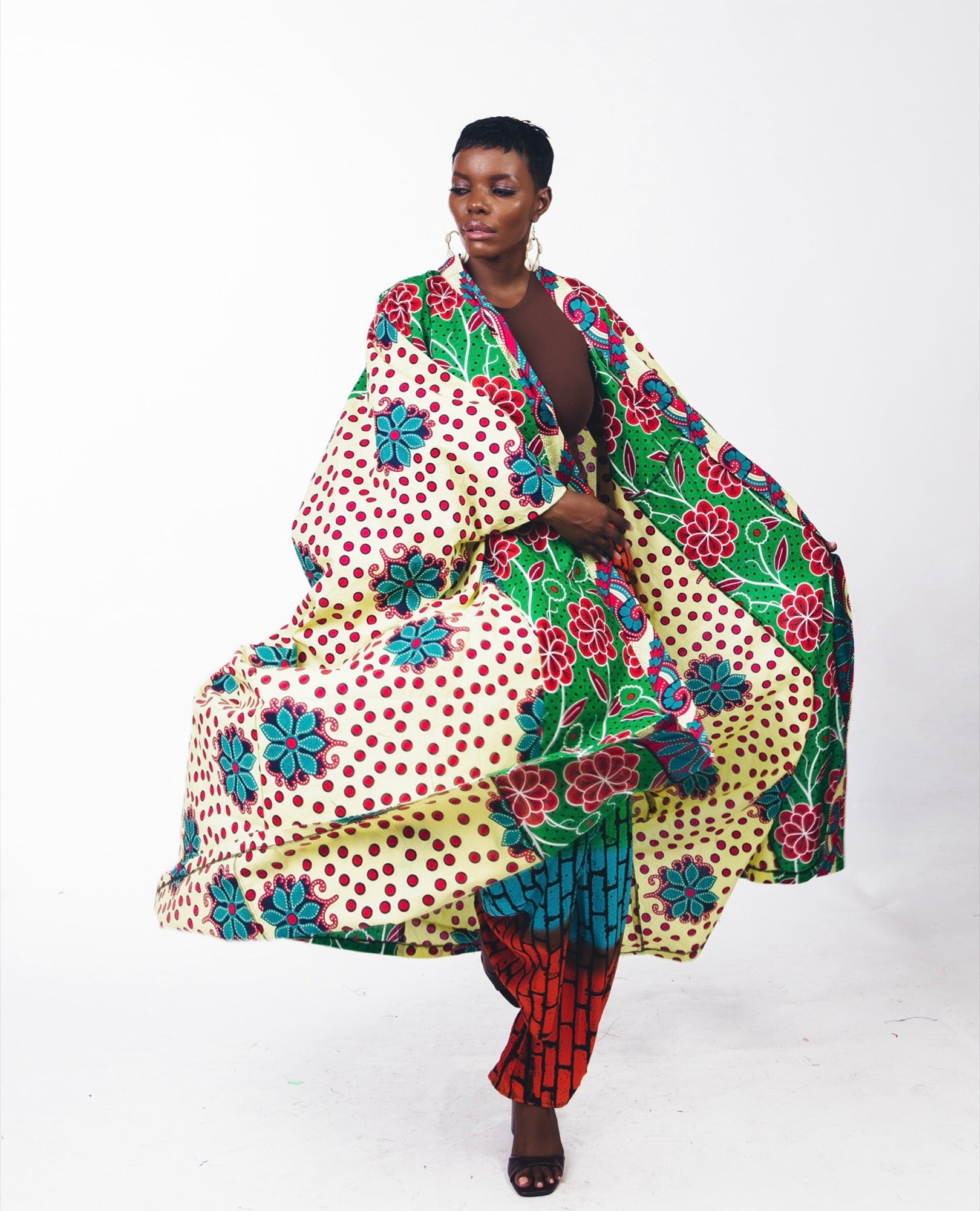 2000's dress to impress African Hi-Low Dashiki Dress