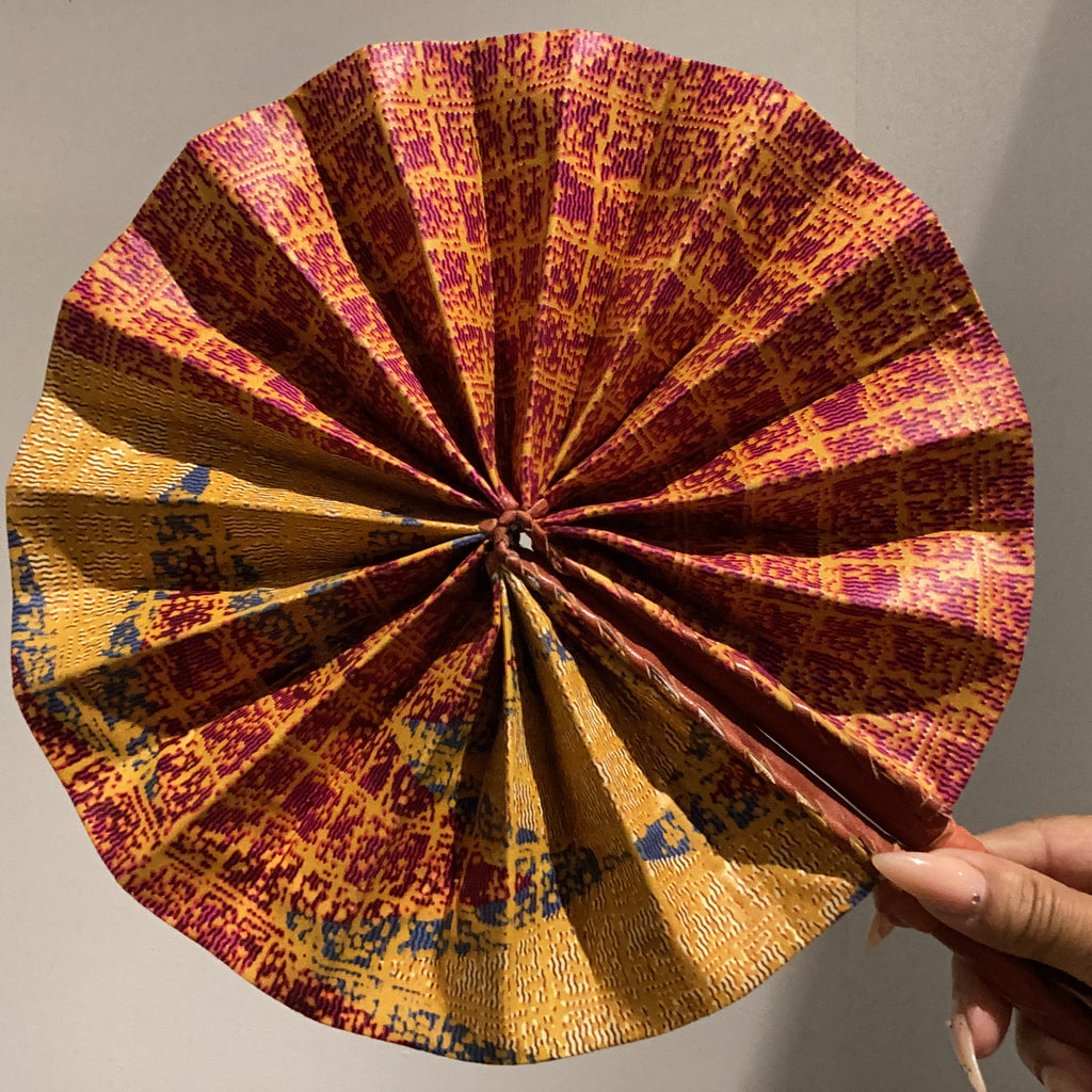 Big African Print Fan