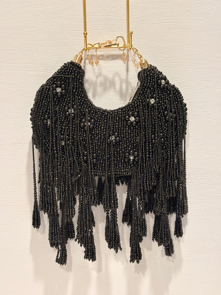 Black Pearl Chandelier Bag