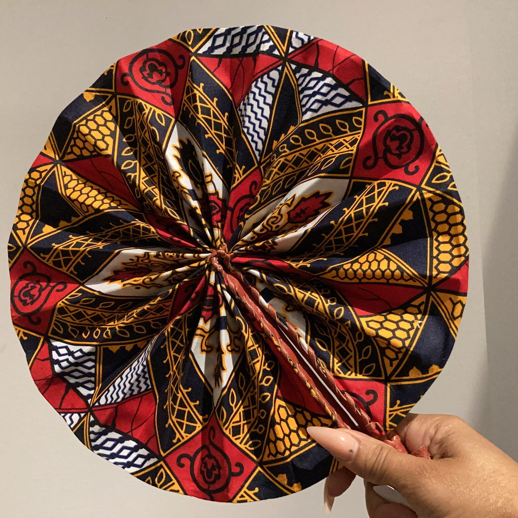 Big African Print Fan
