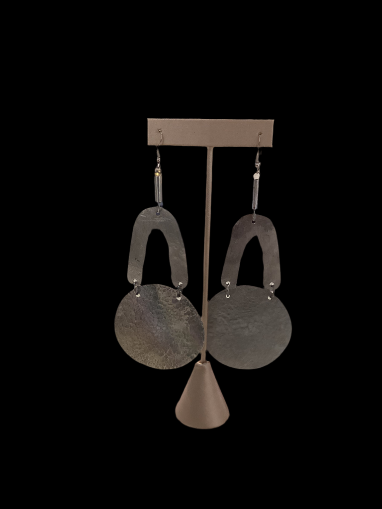 Silver earrings