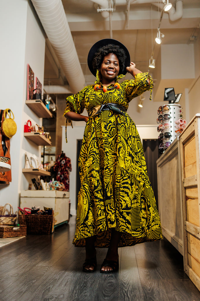 Yellow Wings Dress