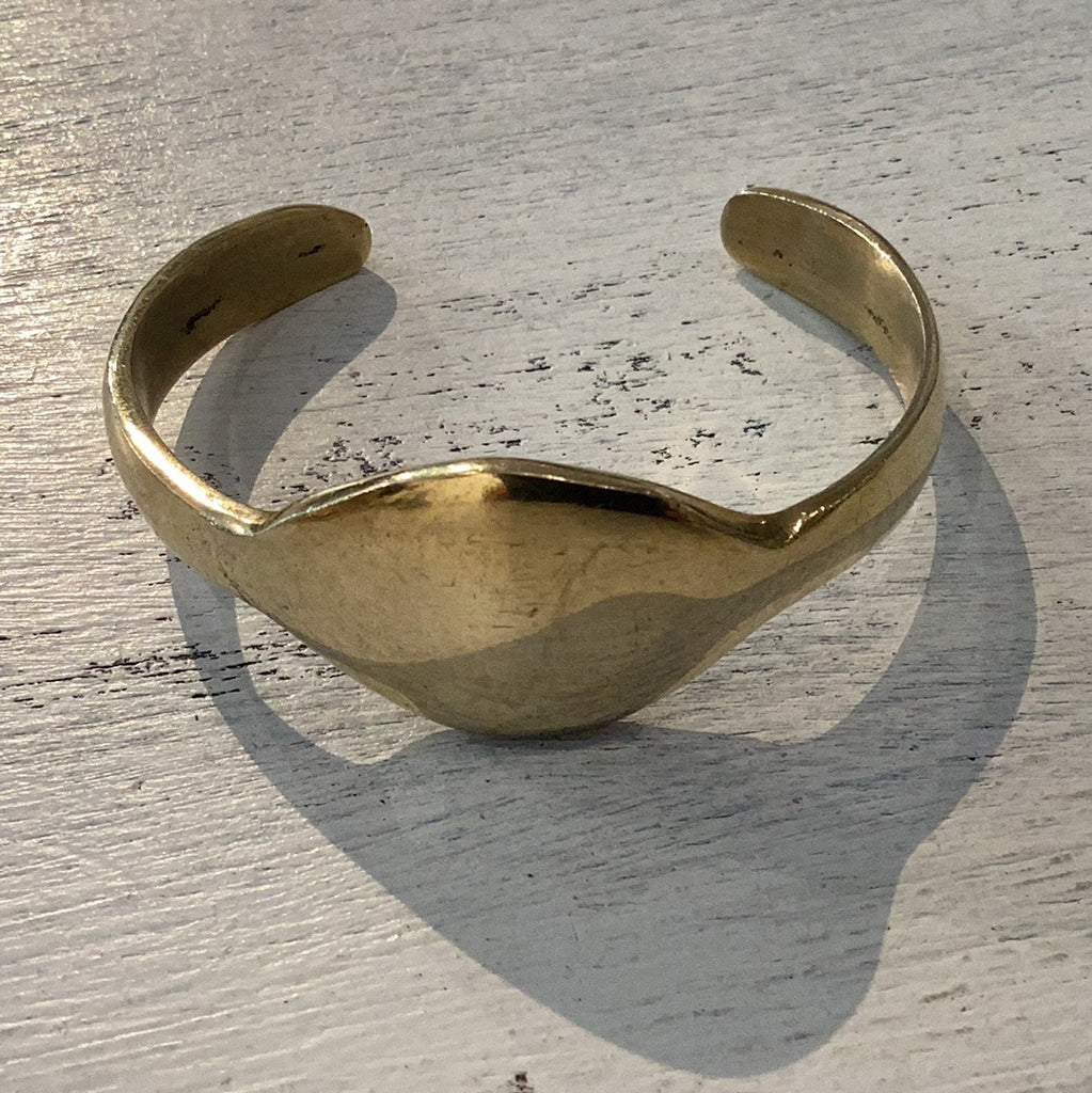 Brass Bangle Bracelet