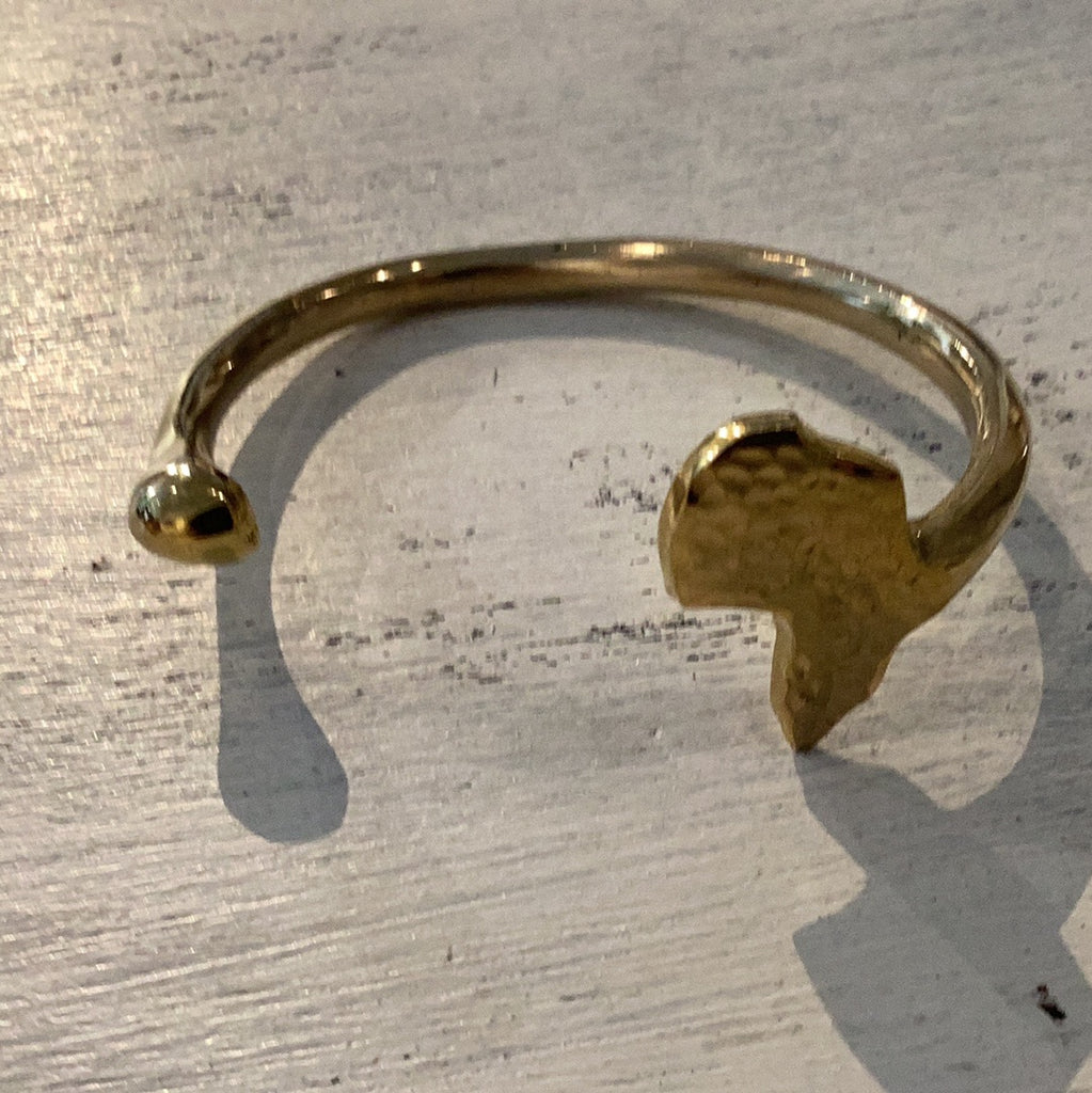 Brass Africa Bangle Bracelet