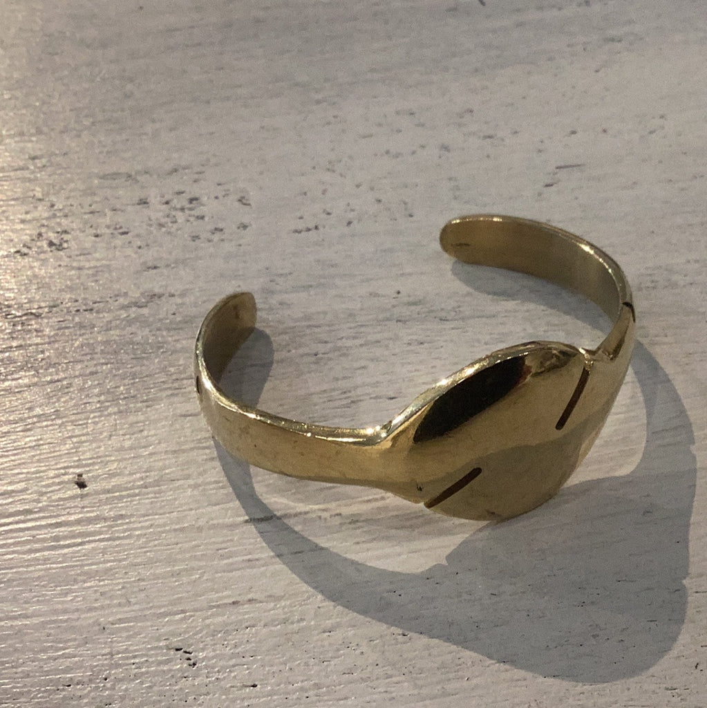 Brass Bangle Bracelet