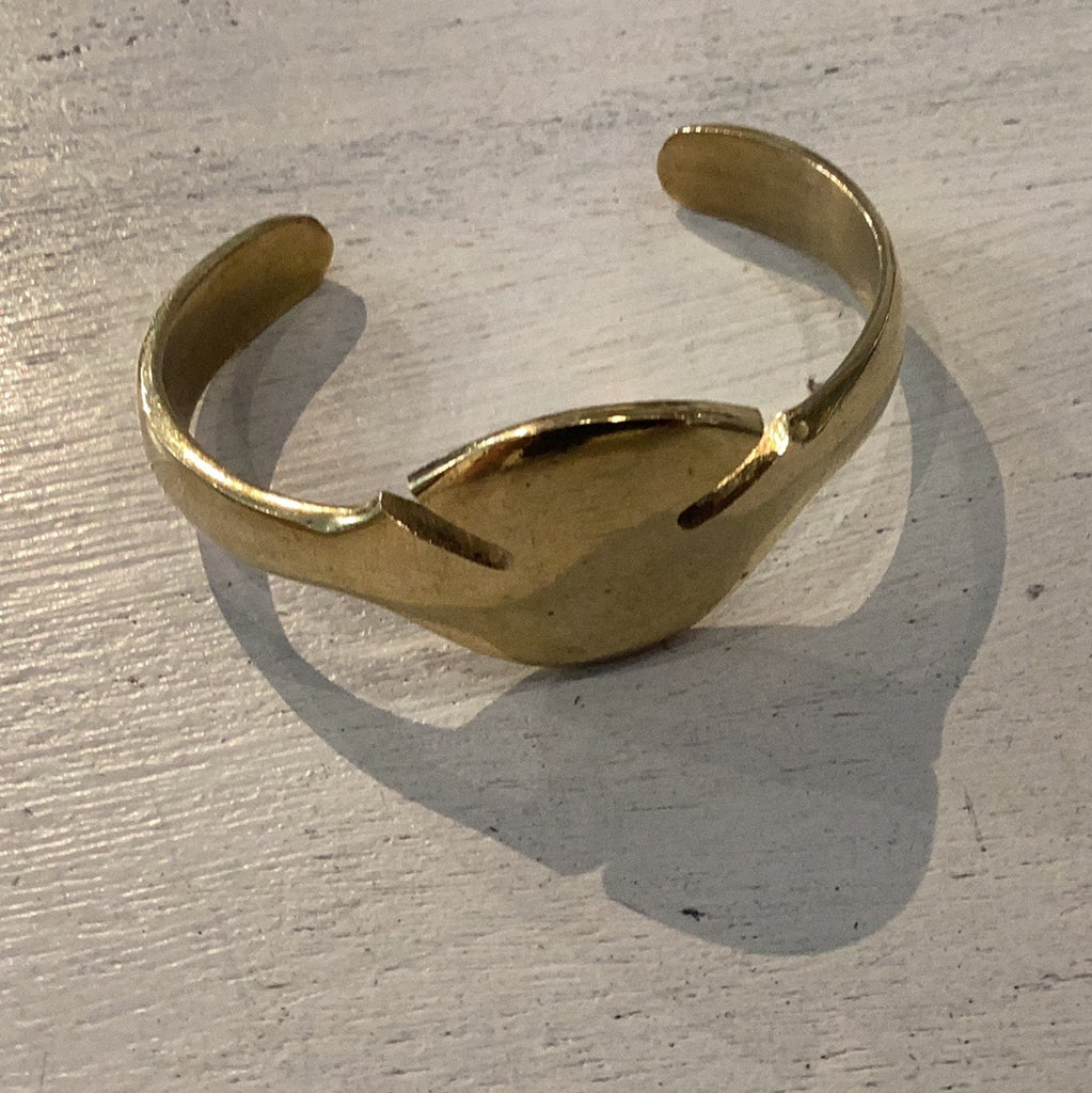 Brass Bangle Bracelet