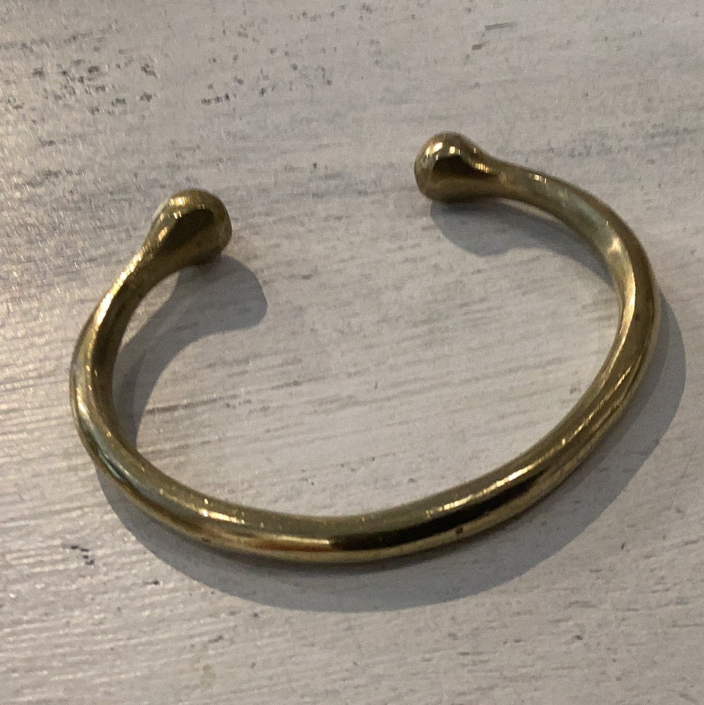 Brass Bangle Bracelet