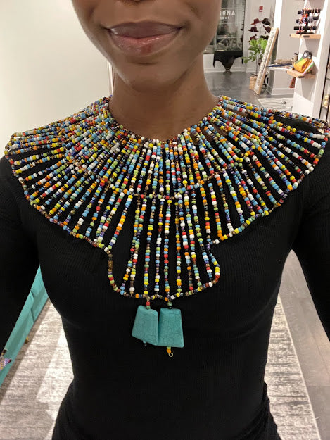 Queen Nefertiti Beaded Necklaces