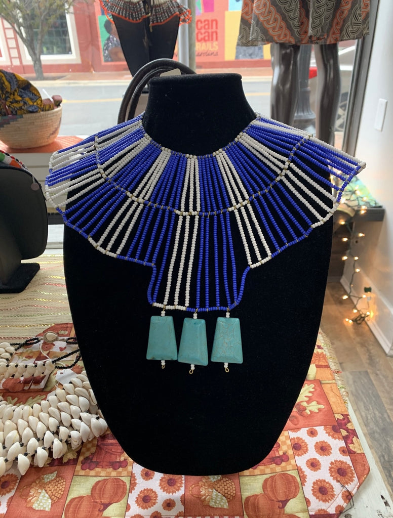 Queen Nefertiti Beaded Necklaces