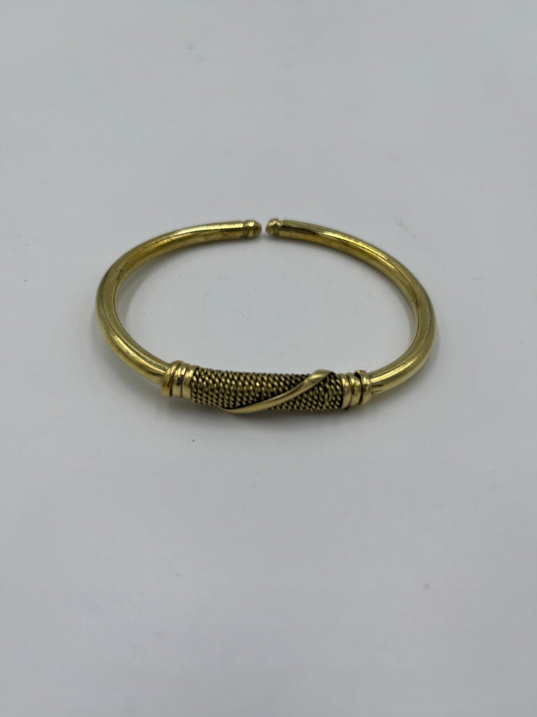 Brass Bangle Bracelet
